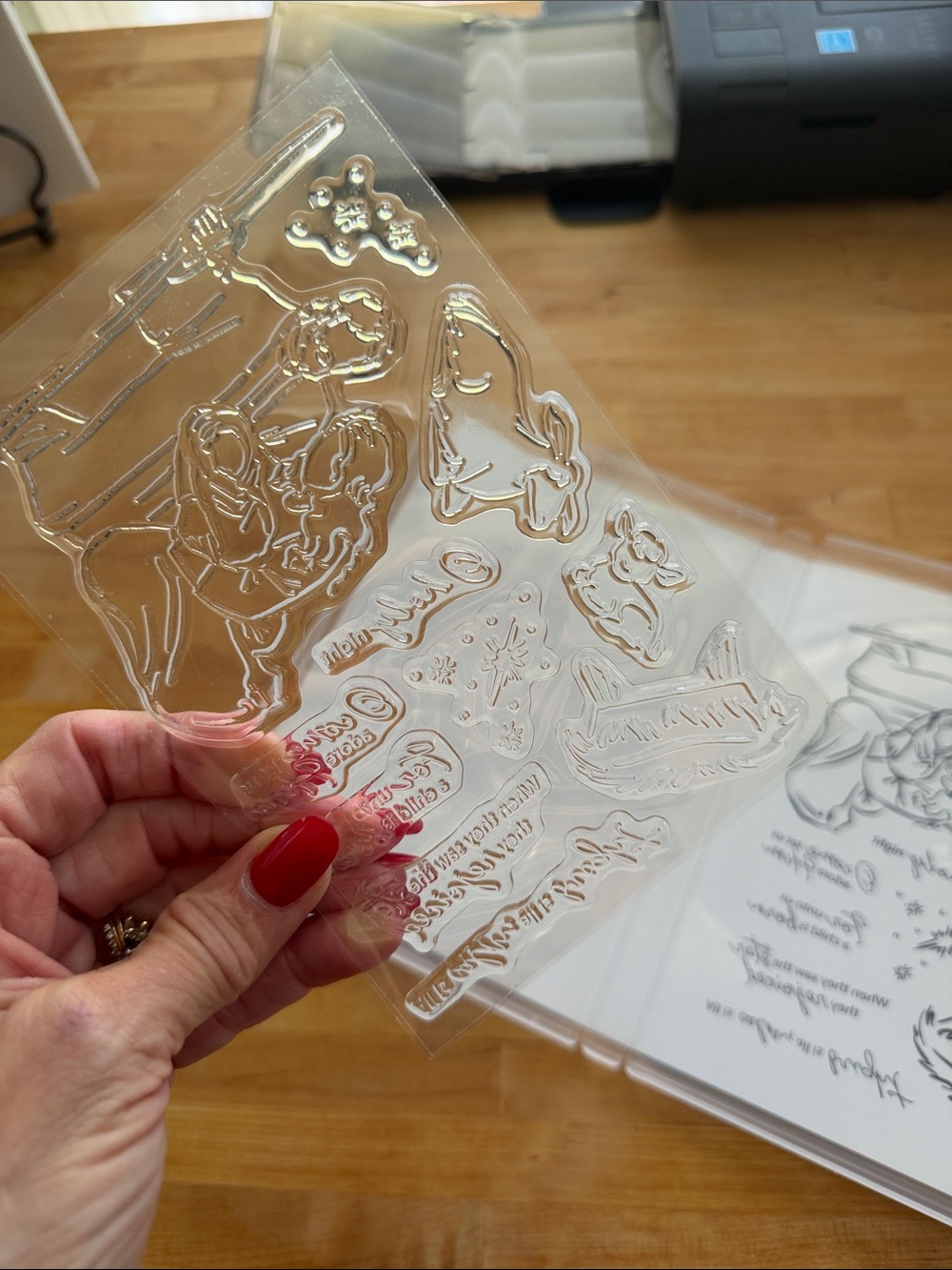 CHRISTMAS Retired Stampin’ Up! A Child Is Born Photopolymer Stamp Set-NEW - Picture 7 of 7